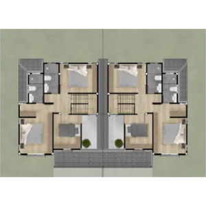 ผังพื้นที่ใช้สอย ผังพื้นที่ชั้น 2 ของบ้าน TYPE D FAMILY COMFORT